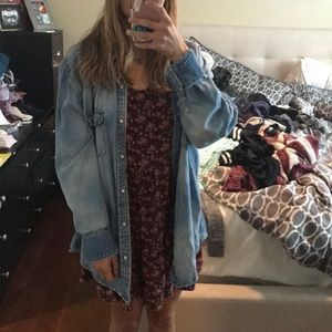 Converse denim button up